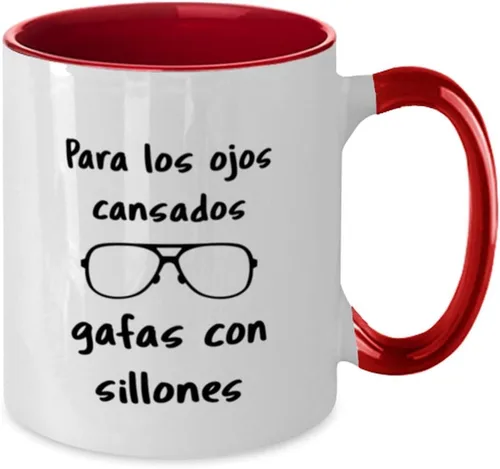 Vista 2 de Para los ojos cansados, gafas con sillones.