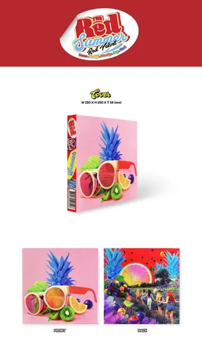 Vista 2 de RED VELVET THE RED SUMMER Album CD+80p Photobook+Photocard+Tracking Number K-POP SEALED