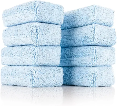The Rag Company - Almohadillas aplicadoras de esponja de rizo - Aplicadores de detalles reutilizables para el cuidado interior y exterior del