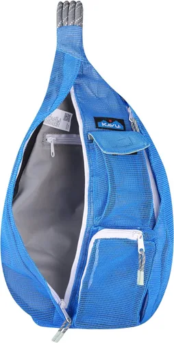 Vista 3 de KAVU Mochila bandolera de malla para playa, Azul (Atlantic Blue), Mochilas Sling