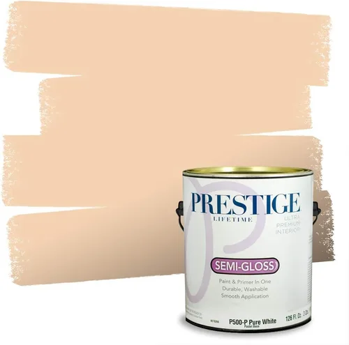 Vista 98 de PRESTIGE Pintura exterior e imprimación en uno, bronceado Aberdeen, plano, 1 galón