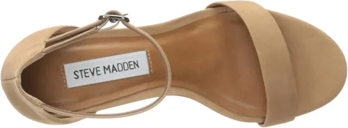 Vista 5 de Steve Madden Sandalias de tacón con correa al tobillo para mujer