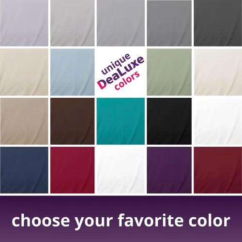 Vista 5 de DeaLuxe Sábana bajera ajustable de 16 pulgadas - gris medio, individual de 16 pulgadas