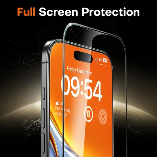 Vista 7 de TOCOL - 2 unidades de protector de pantalla para iPhone SE 3/2 (Edición 2022/2020), iPhone 8/7, iPhone 6s/6 de 4.7 pulgadas, instalación instantánea