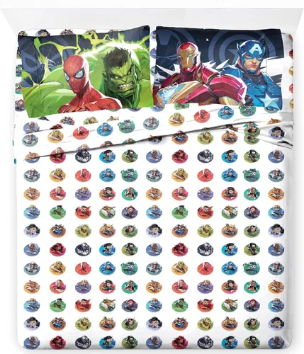 Vista 45 de Jay Franco Juego de sábanas para niños con sábanas bajeras, planas y funda de almohada, ropa de cama ultrasuave con funda de almohada