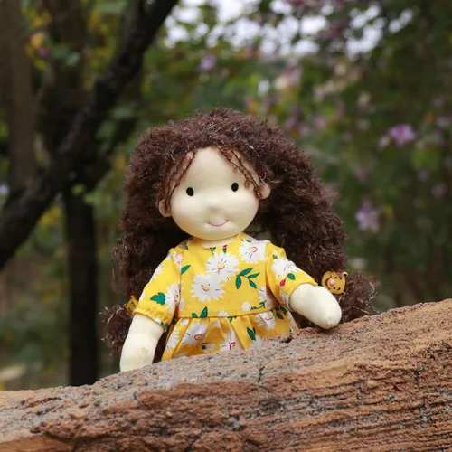 Vista 7 de BlissfulPixie Dagmar - Muñeca de trapo suave de 12 pulgadas, ideal para bebés y niños pequeños