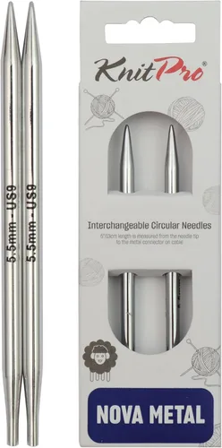Vista 8 de KnitPro Nova - Agujas circulares intercambiables de 5 pulgadas (5.1 in) Tamaño de EE. UU. 2.5 (0.118 in)