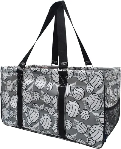 NGIL Bolsa de comestibles reutilizable extra grande plegable de gran tamaño para comestibles, almacenamiento, picnic, playa