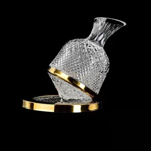 Jarra de cristal de lujo para respiradero de vino, vaso giratorio, decantador de vino, aireador europeo para el hogar, decantador de vino tinto