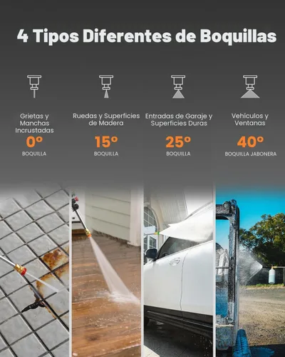 Vista 7 de Giraffe Tools Lavadora a presión montada en la pared G30 con motor mejorado de 1800 W, máximo 2900 PSI, lavadora eléctrica de 2.2 GPM con manguera