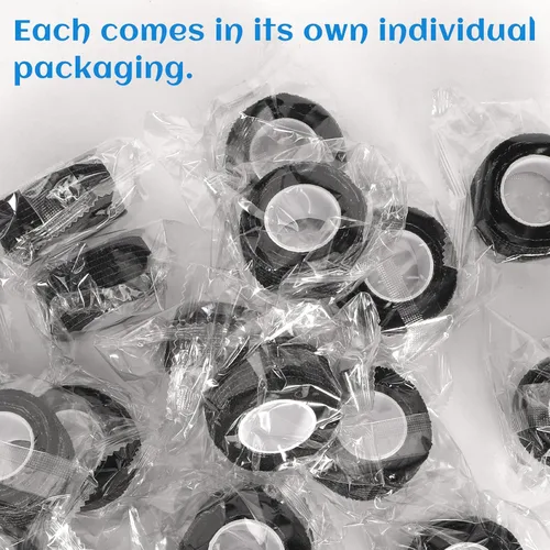 Vista 2 de 24 rollos de vendaje elástico autoadhesivo de 1 pulgada, vendaje cohesivo transpirable no tejido, envoltura veterinaria para perros, esguinces