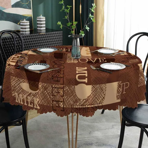 Vista 27 de AOYEGO Mantel redondo de verano con diseño de estrellas y conchas marinas, conchas y estrellas de mar y conchas azules, 60 pulgadas para comedor