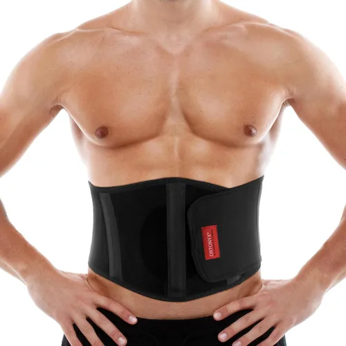 Vista 7 de ORTONYX OX353-S/M - Cinturón ergonómico para hernia umbilical para mujeres y hombres, carpeta de soporte abdominal con almohadilla de compresión