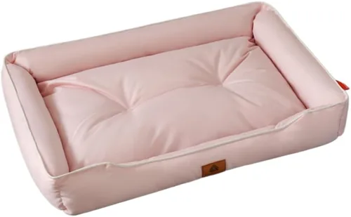 Vista 10 de Cama ortopédica de espuma viscoelástica para perro con cojín, tela Oxford duradera, funda extraíble lavable, sofá para mascotas para perros y gatos