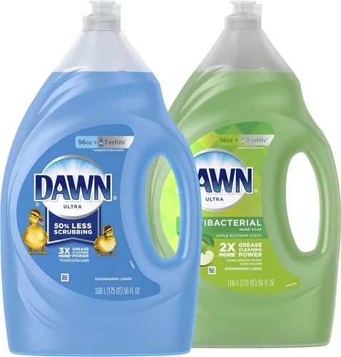 Dawn - Jabón para platos + jabón antibacteriano de mano, 1 repuesto de líquido lavavajillas, Original Scent, 1 repuesto de jabón de mano, Apple