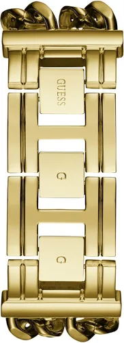 Vista 3 de Guess Reloj de pulsera multicadena en tono plateado para mujer Tono dorado/negro/dorado