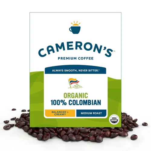 Vista 10 de Cameron's Coffee Hawaiian Blend Café de grano entero, tostado, 10% mezcla de café hawaiano, 4 libras