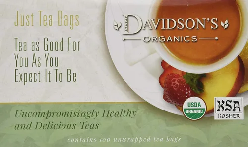 Vista 30 de Davidson's Organics, English Breakfast, 100 bolsas de té sin envolver