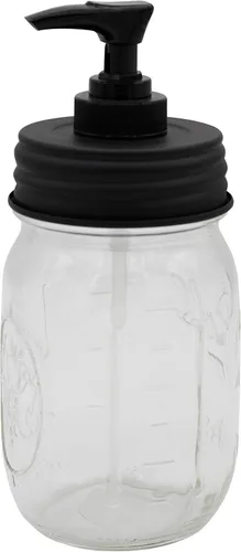 Vista 4 de Creative Hobbies Bombas dispensadoras de plástico negro con collares de tornillo - 28/400 - Ideal para frascos de jabón y loción o botellas