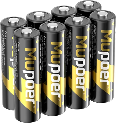Vista 11 de Mupoer Pilas AA recargables con mini caja, baterías de litio AA de 3600 mWh, 2 unidades de 1.5 V, baterías dobles A recargables de alta capacidad