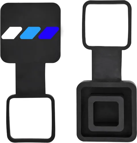 Vista 12 de Tapa de enchufe de tubo de enganche de remolque de 2 pulgadas, tapa de enchufe de tubo receptor de remolque compatible con accesorios de automóvil