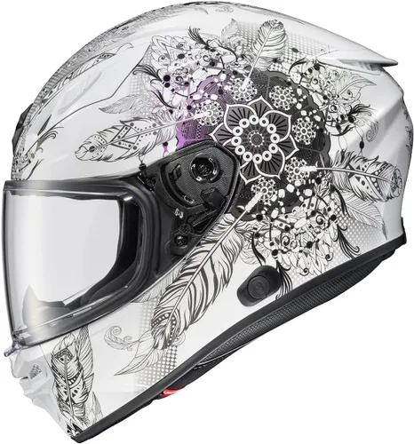 Vista 3 de ScorpionEXO R430 - Casco de cara completa sólido (blanco - grande) Casco