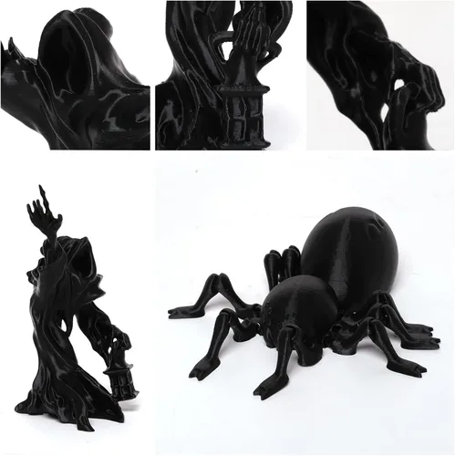 Vista 6 de 3DHoJor - Filamento PLA 1.75mm, Filamento para impresión 3D, Carrete de cartón de 2kg, Compatible con la mayoría de impresoras FDM, Precisión