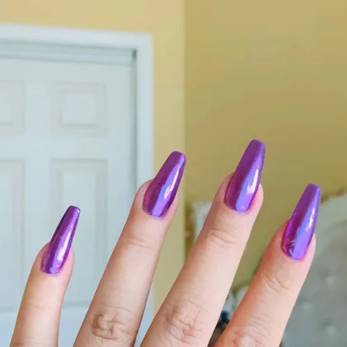 Vista 6 de 6 tarros de polvo de uñas cromado, juego de polvos de uñas con efecto cromado, polvo brillante con brillo para uñas con efecto espejo mágico