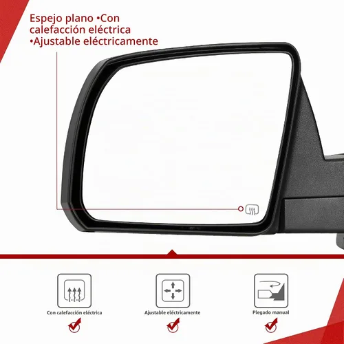 Vista 3 de YITAMOTOR Espejo de remolque compatible con Tacoma 2005-2015