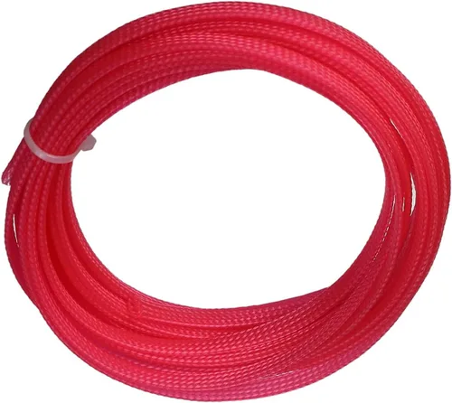 Vista 113 de Wenheww - Funda de cable trenzada expandible de PET, de 1.64 pies a 3/8 pulgadas, manga negra para organización de cables, protector de cable