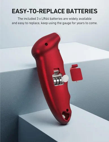 Vista 7 de AstroAI Medidor digital de presión de neumáticos de 0 a 150 PSI, preciso en 0.1 incrementos, LCD retroiluminado y adaptador de válvula Presta