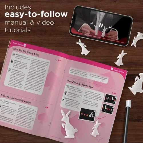 Vista 6 de Thames & Kosmos Magic: Gold Edition Juego con 150 trucos Manual de instrucciones a todo color de 96 páginas 42 accesorios Tutoriales