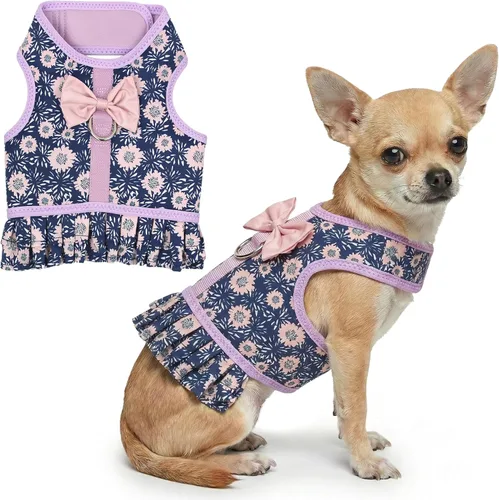 Vista 34 de Arnés para perro Parisian Pet - Arnés de libertad ajustable - Chaleco para perro de camuflaje verde - Arnés para perro de 100% tela de malla