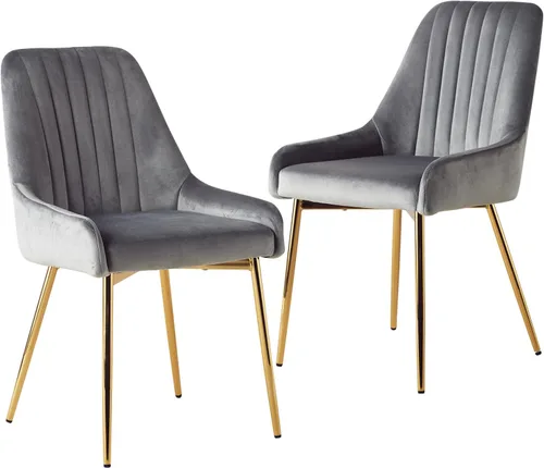 Vista 11 de Sillas de comedor de terciopelo, sillas de terciopelo, silla de cocina, silla de comedor, sillas de comedor, silla de comedor, con patas de metal