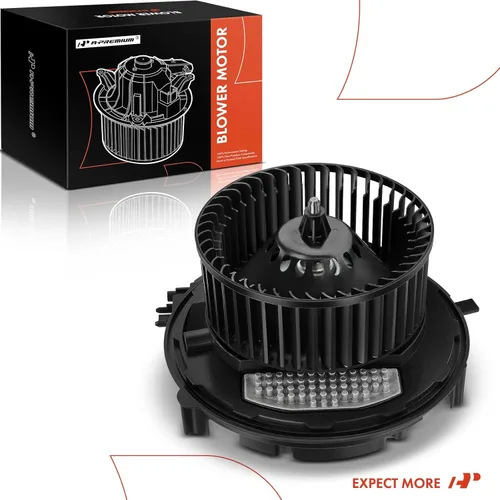 Vista 8 de A-Premium Conjunto de resistencia y motor de ventilador de calefactor HVAC delantero compatible con vehículos Audi y Volkswagen, Golf, e-Golf, Golf