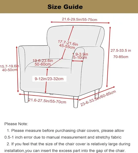 Vista 2 de LiveGo - Funda elástica para sillón de mediados de siglo moderno de 1 pieza, fundas de acento de jacquard para silla con brazos, fundas impermeables