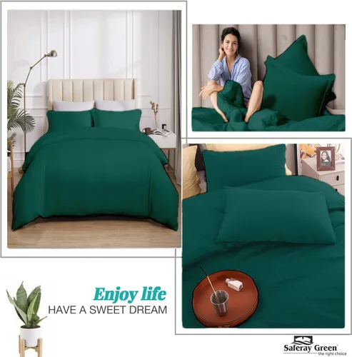 Vista 130 de Juego de funda de edredón color burdeos, tamaño individual, 1 funda de edredón con 2 fundas de almohada, 3 piezas, funda de edredón con cierre