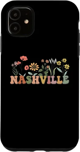 Vista 8 de Wildflower Nashville Tennessee Country Music Retro Nash City Case for iPhone 16