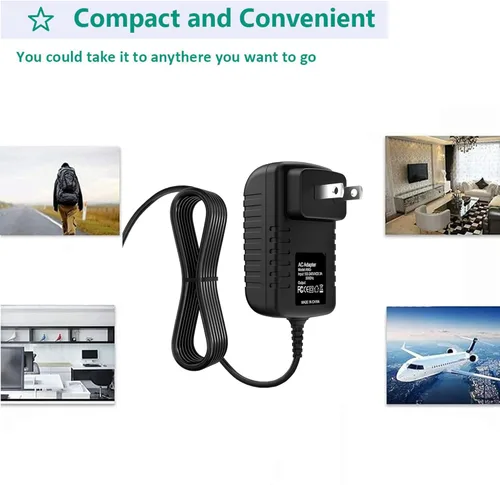 Vista 4 de Cargador adaptador de CA compatible con 808 Audio Canz Cable de alimentación de altavoz portátil inalámbrico PSU