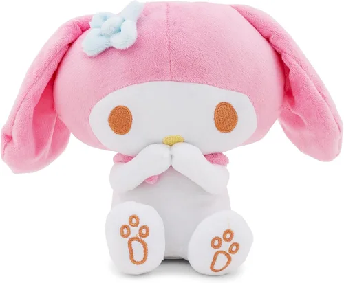 Vista 12 de Silver Buffalo Sanrio Hello Kitty en Pose de Sentarse Banco de Monedas de Peluche Suave