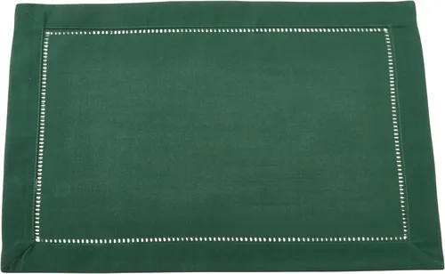 Vista 92 de SARO LIFESTYLE Servilleta de cóctel con borde cosido (juego de 12), negro, 6"x6