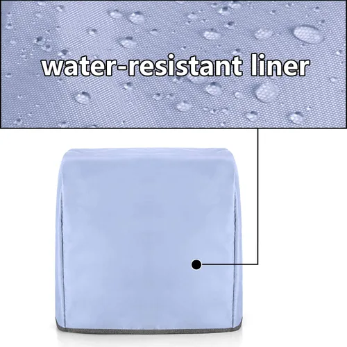 Vista 5 de Yarwo Funda para batidora de pie compatible con batidora KitchenAid de 6-8 cuartos, cubierta protectora contra el polvo con asa superior y bolsillos