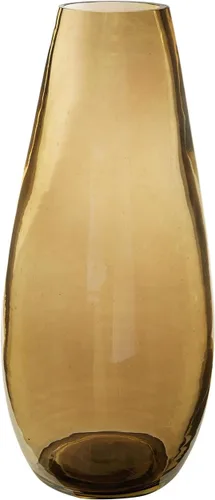 Signature Design by Ashley Rhettman - Jarrón de cristal de 15 pulgadas, color ámbar