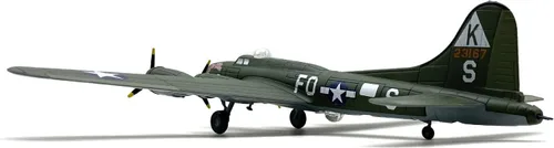 Vista 7 de DAGIJIRD B-17 Bomber 1/144 Escala Diecast Display Modelo Fighter Militar Avión Modelo con Soporte para Colección Regalo