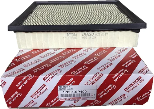 Filtro de aire para motor Toyota original, pieza OEM 17801-0P100, fabricado por Denso en EE. UU