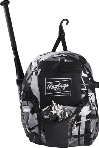 Vista 2 de Rawlings Bolso de Equipo de Mochila REMIX Béisbol de T-Ball y Juvenil / Sóftbol Negro