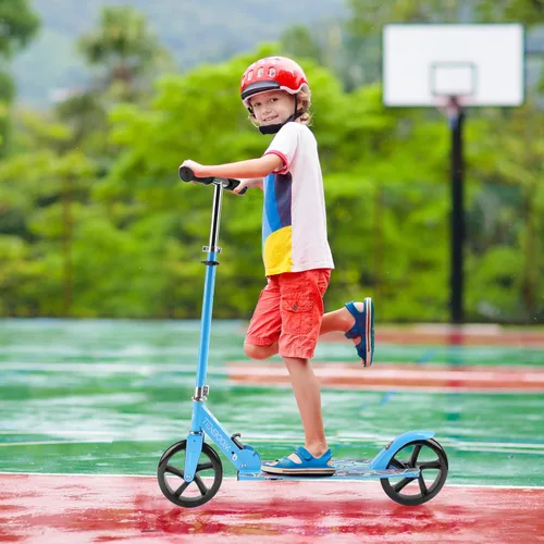 Vista 8 de Kick Scooter for Ages 6+, Kids, Teens & Adults. Max Load 240 LBS. 8IN Big Wheels for Kids, Teens & Adults, 3 Adjustable Levels