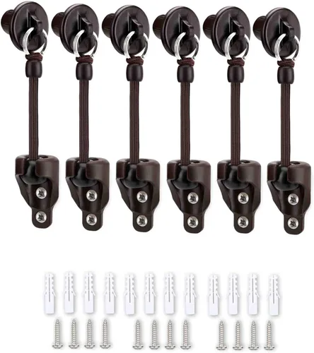 Vista 18 de Piezas de repuesto para sombra, amarres elásticos y tapa de extremo, compatibles con persianas enrollables Coolaroo para exteriores, parasoles