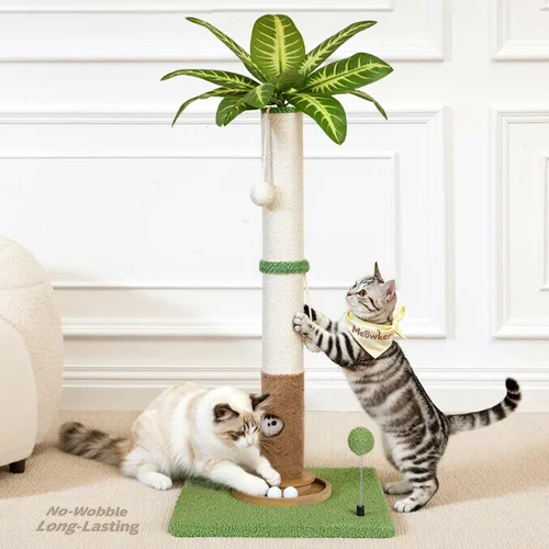 Vista 8 de 41" Cat Tree Tower Condo Scratch Post Stand para gatos pequeños