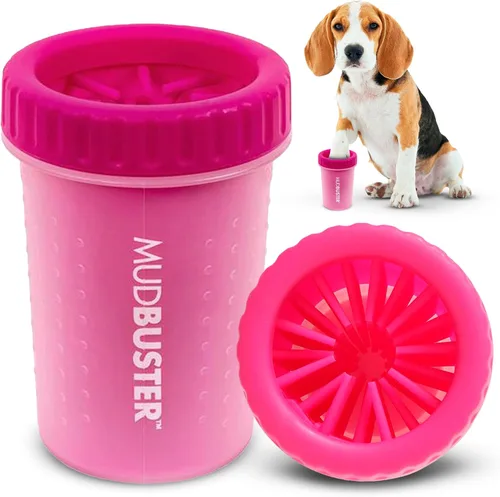 Vista 12 de Dexas Limpiador de patas de perro, pequeño, rosa, accesorios para perros y suministros para mascotas
